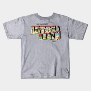 Greetings from Daytona Beach Florida Kids T-Shirt